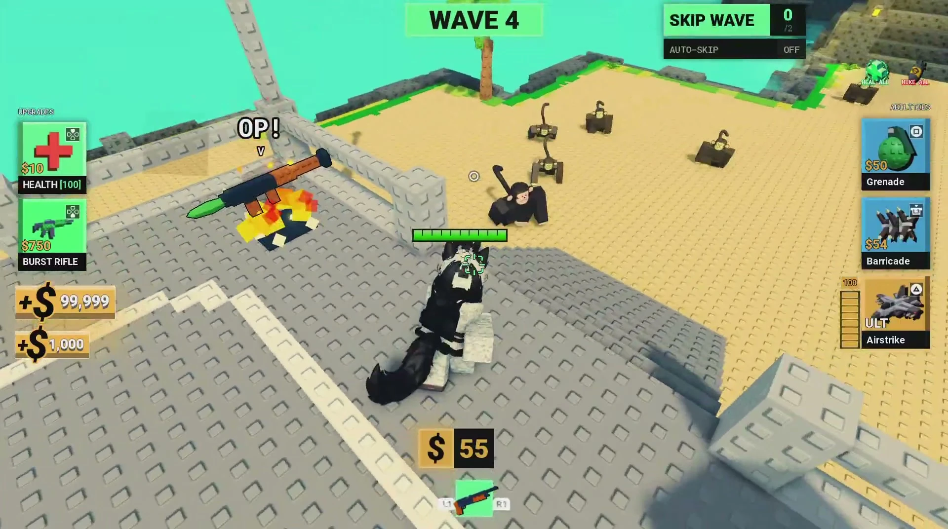 Playing with friends